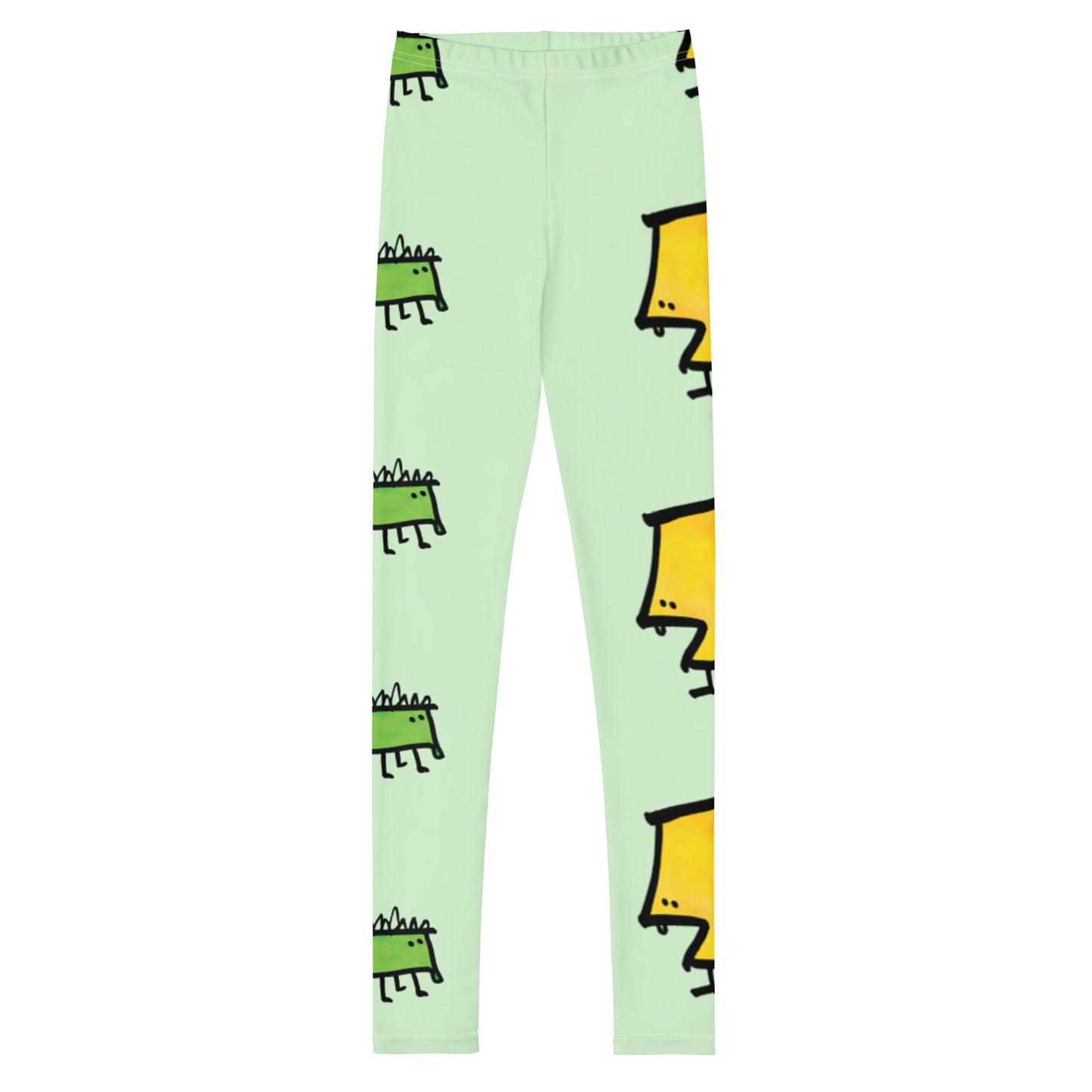 Youth Leggings - Lime and Limon