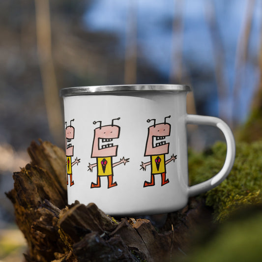 Enamel Mug - I Love Ice Cream THIS MUCH