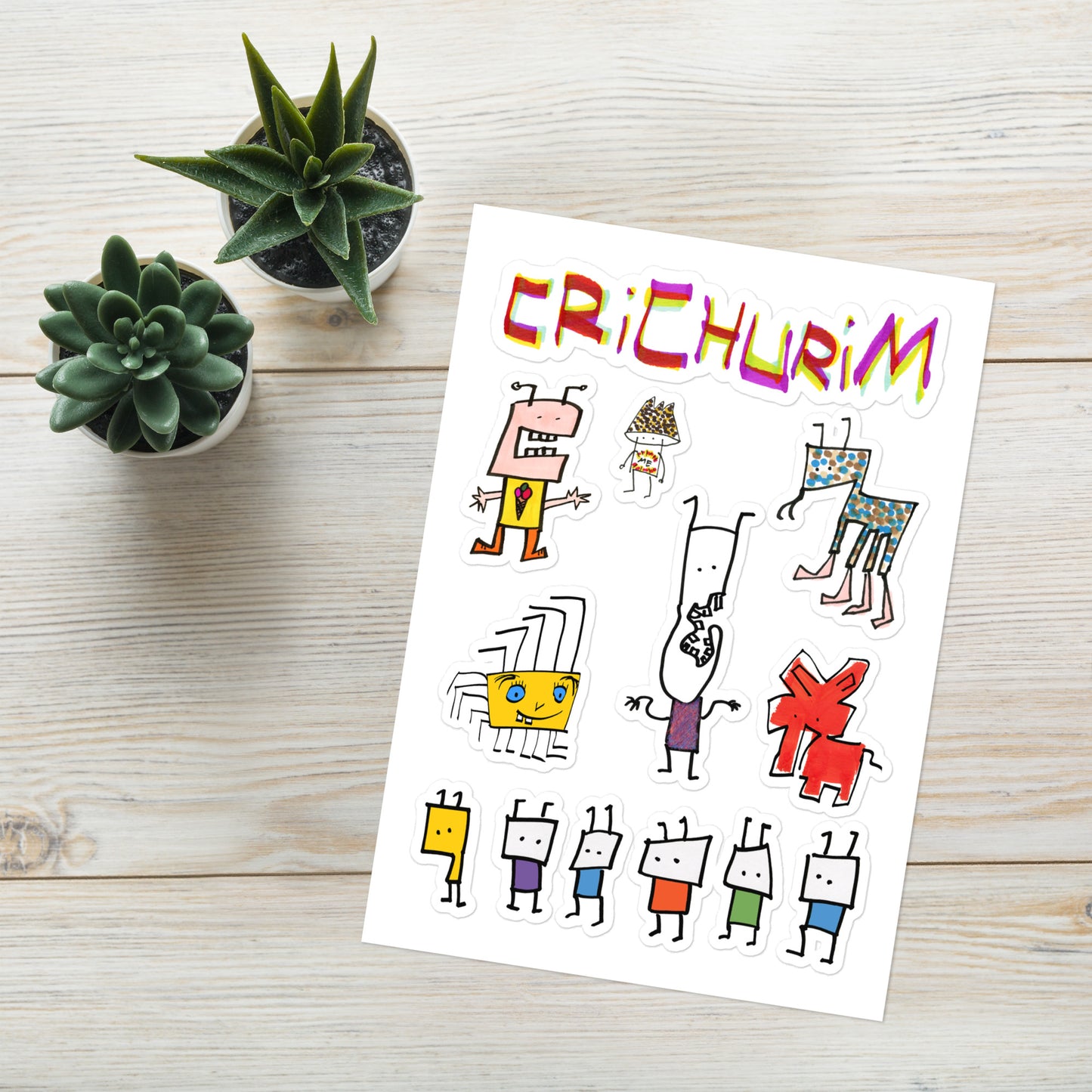 Sticker sheet - CRiCHURiM Party