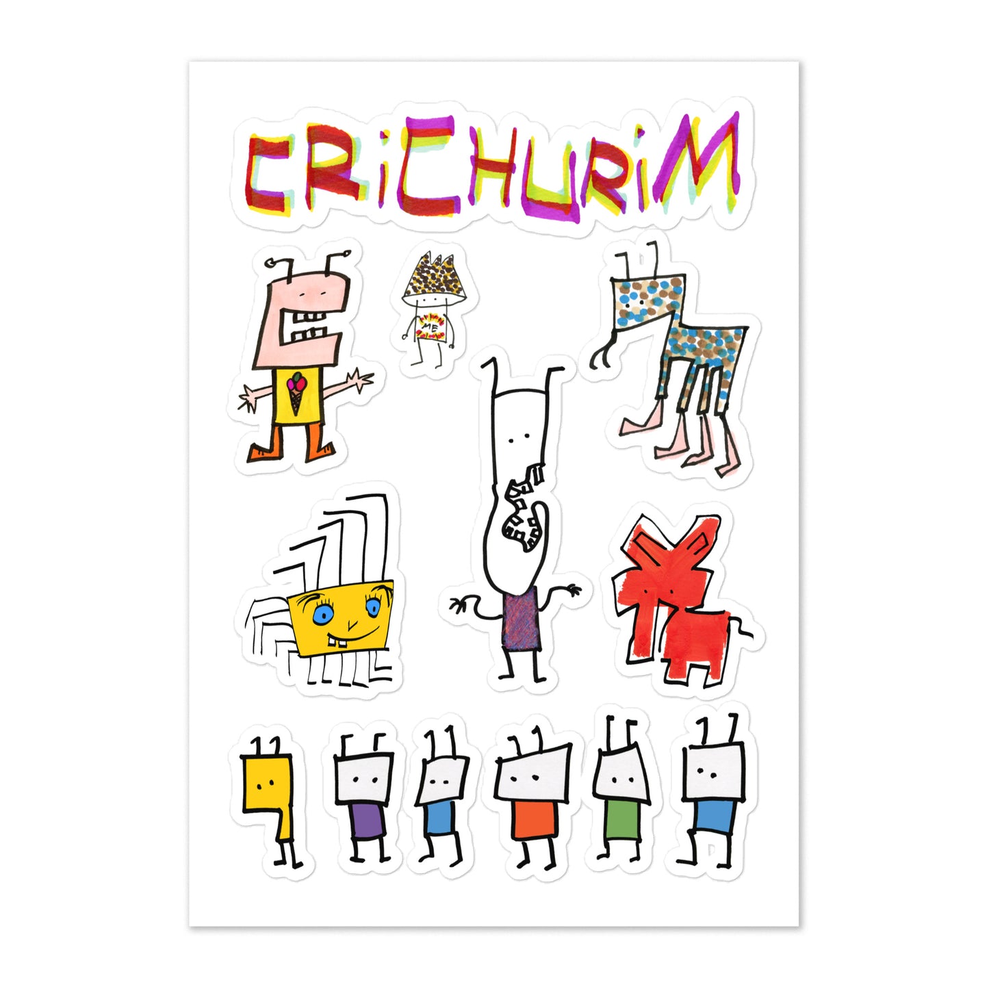 Sticker sheet - CRiCHURiM Party