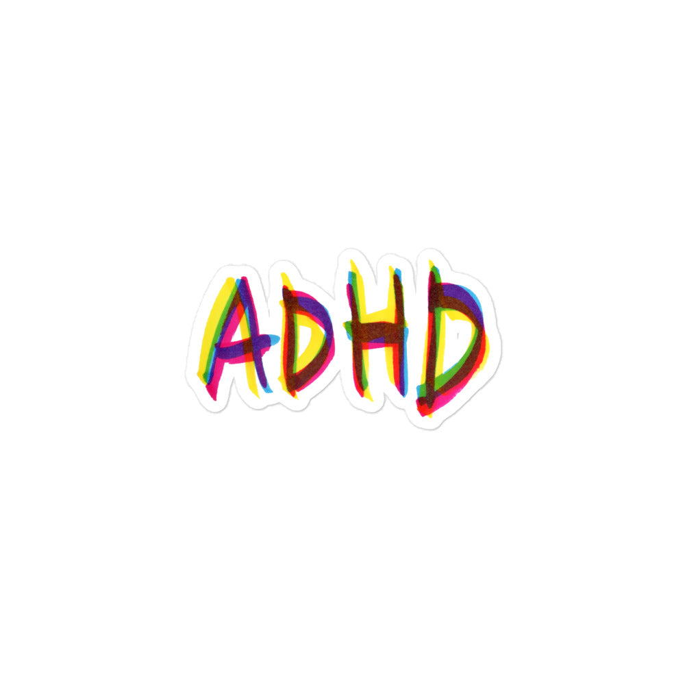 ADHD - Bubble-Free Stickers