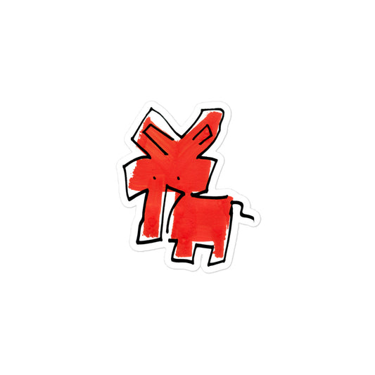 Bubble-Free Stickers - Red Elephant CRiCHUR