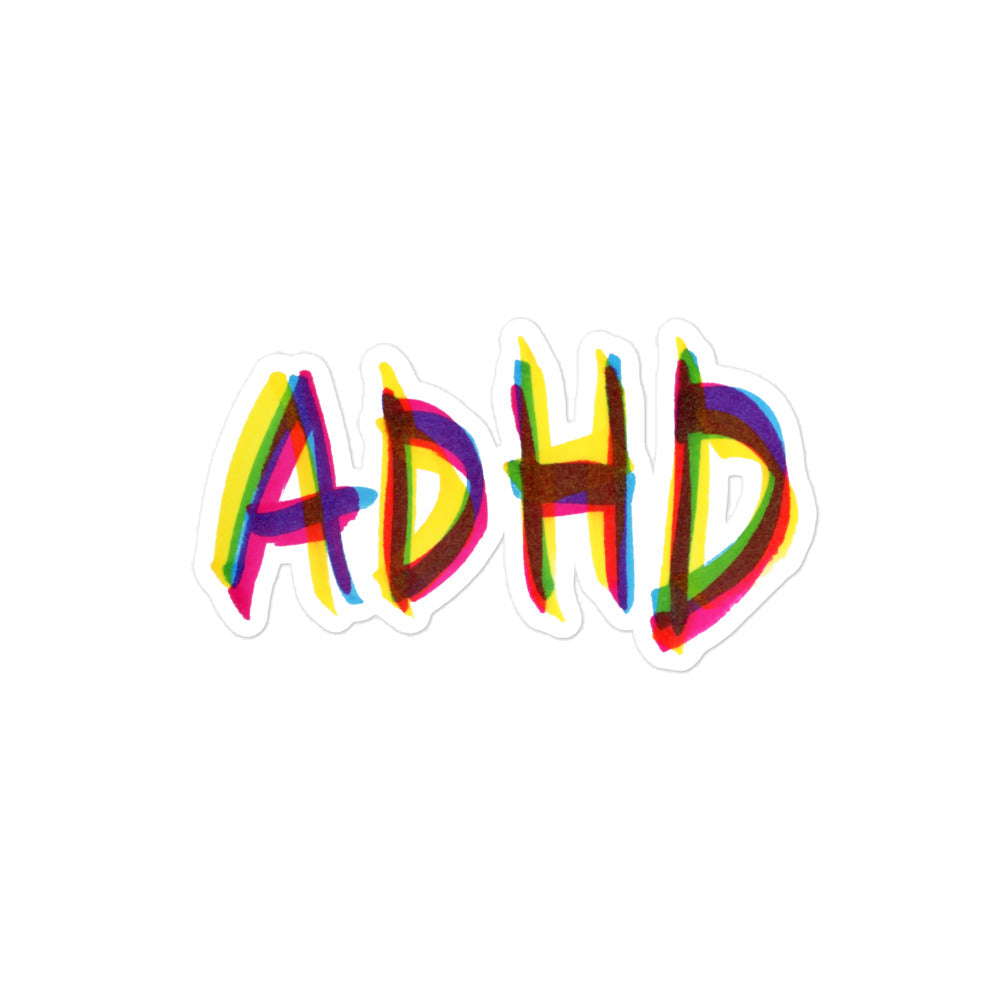 ADHD - Bubble-Free Stickers