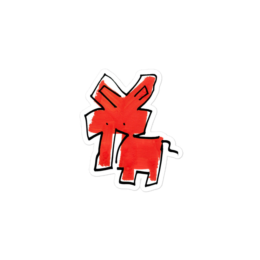 Bubble-Free Stickers - Red Elephant CRiCHUR