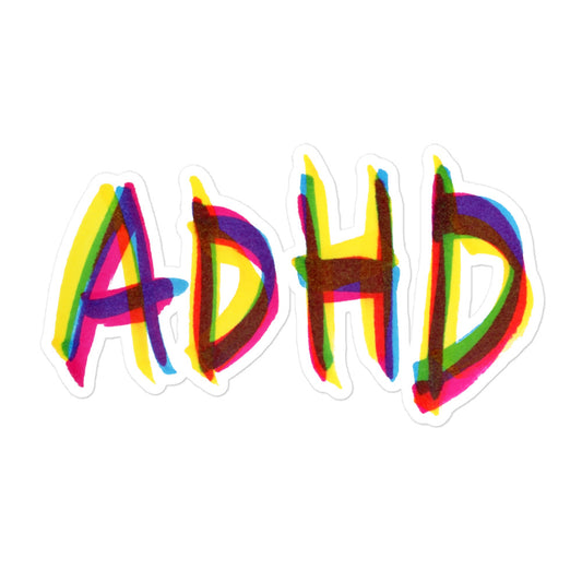 ADHD - Bubble-Free Stickers