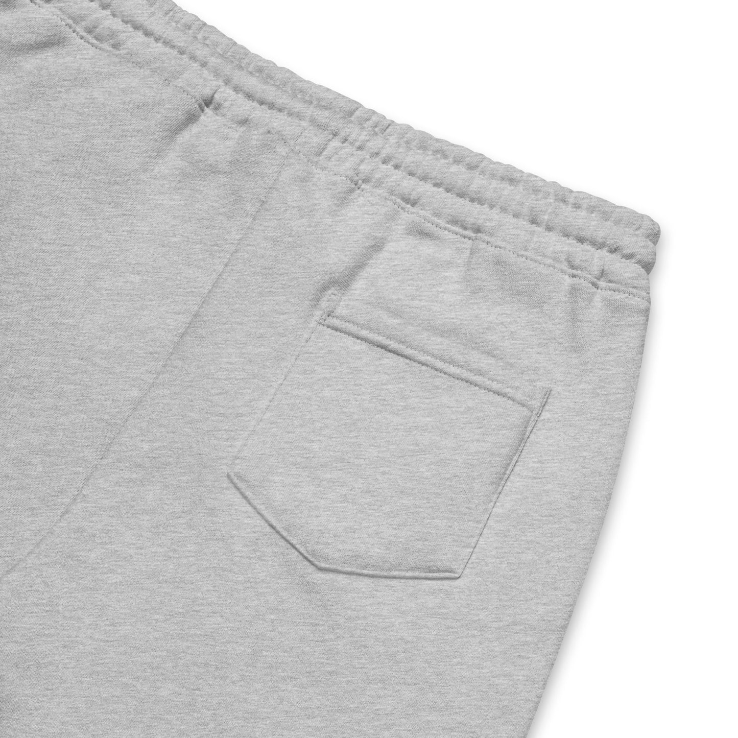 Men's fleece shorts - Lime and Limon Embroidery