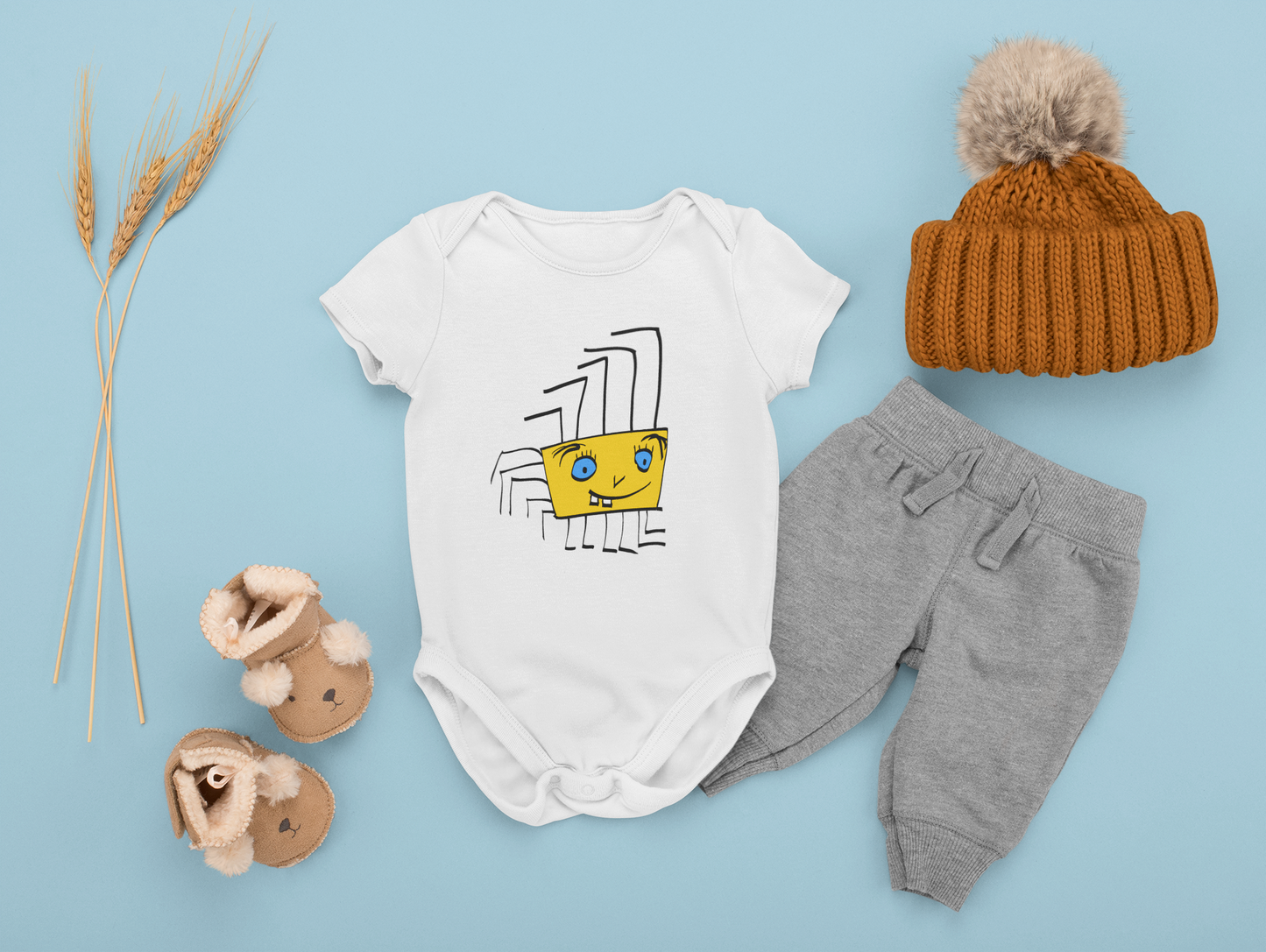 Organic Baby Bodysuit - Piki