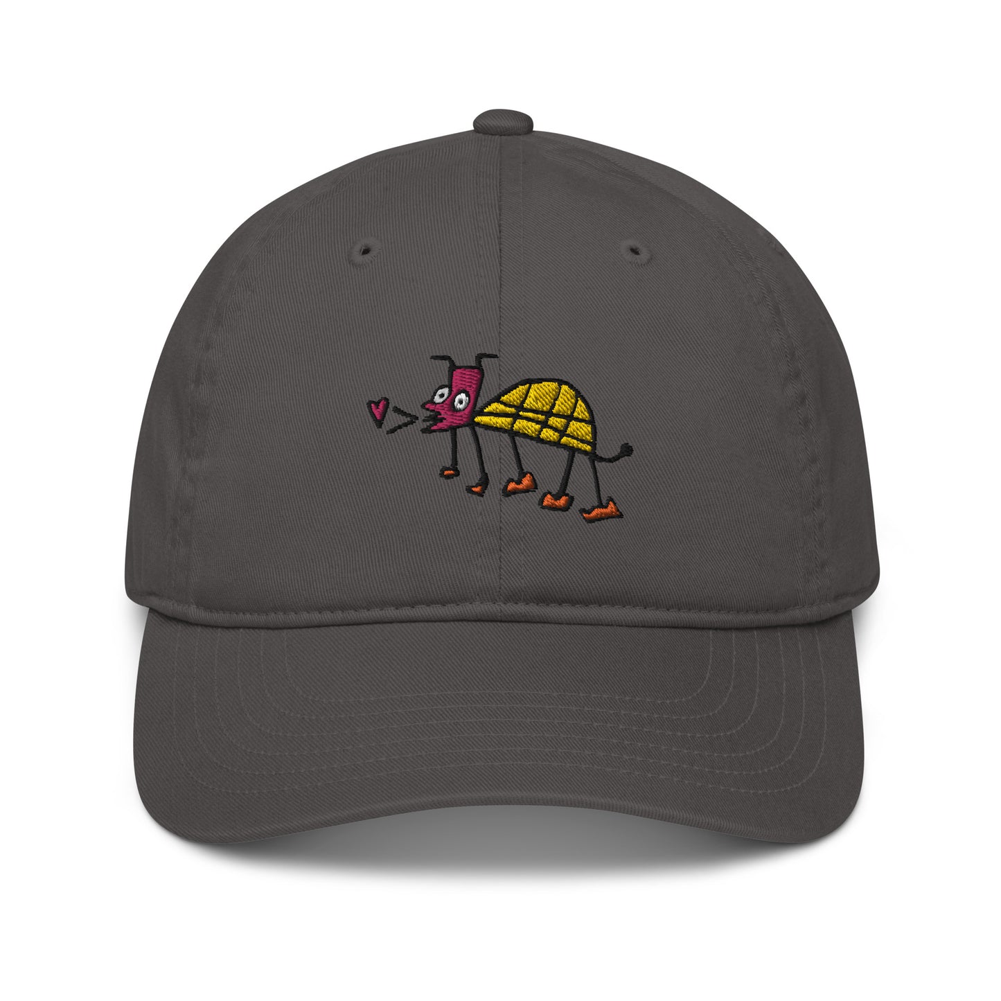 Organic Baseball Cap - Love turtle