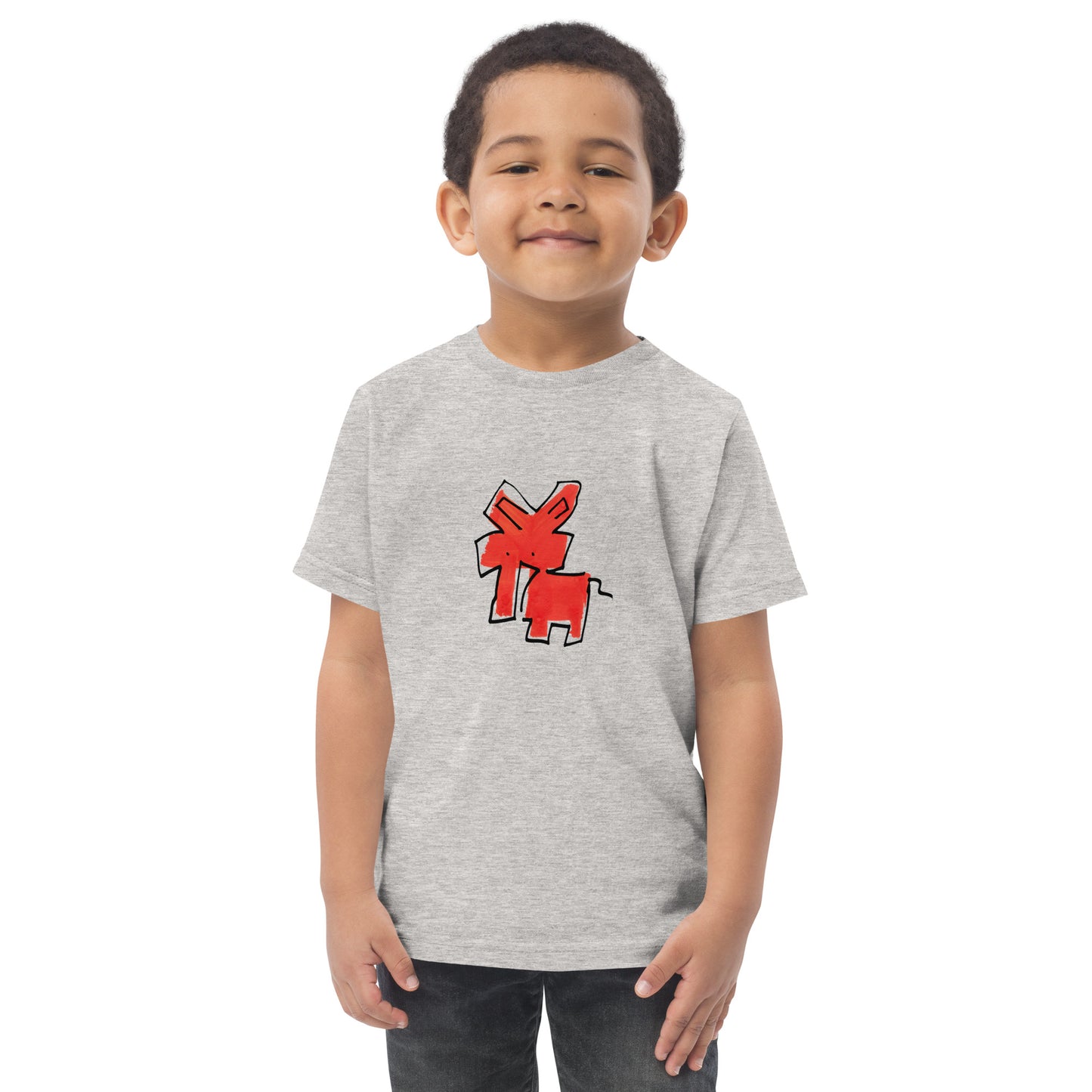 Toddler jersey t-shirt - Red Elephant CRiCHUR