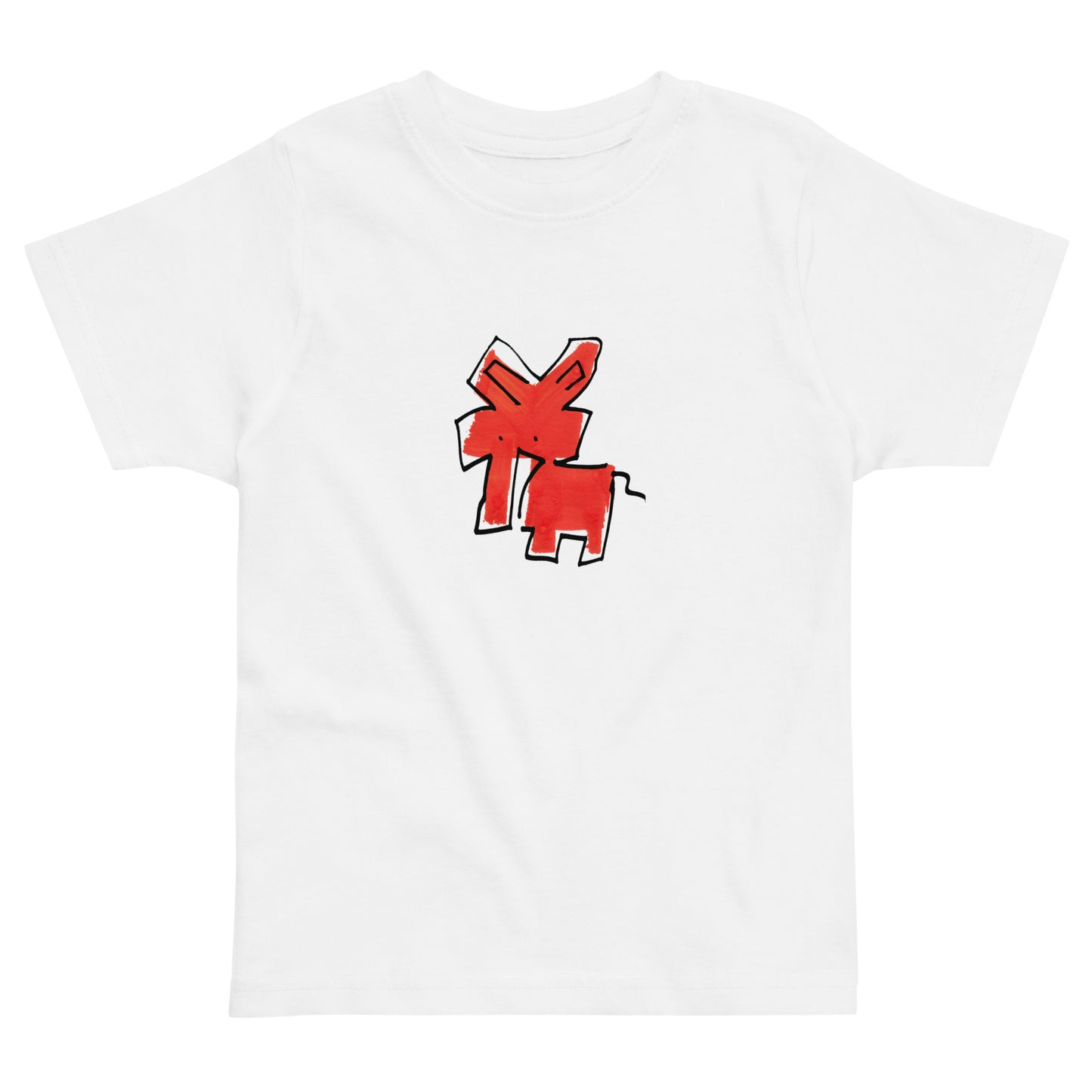 Toddler jersey t-shirt - Red Elephant CRiCHUR