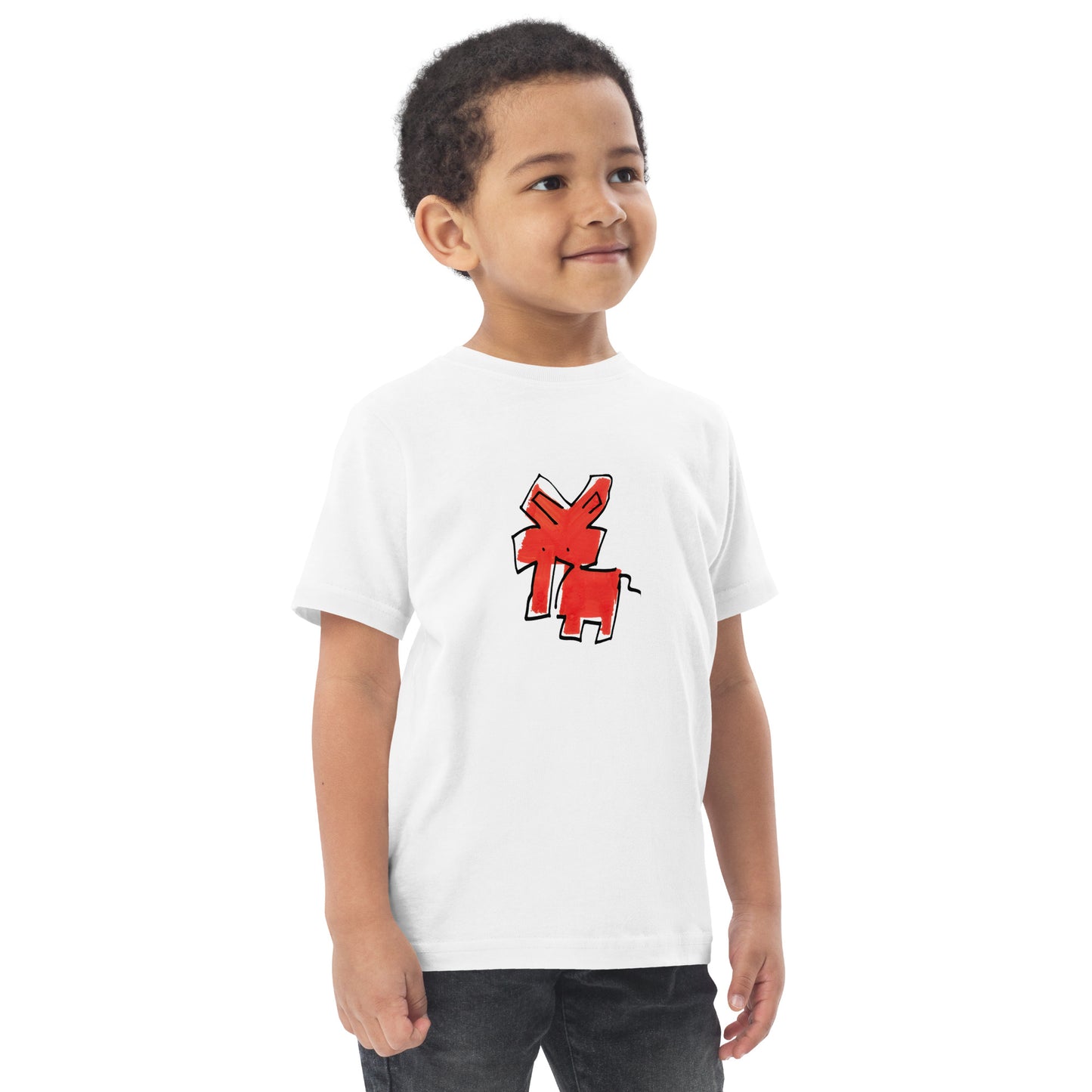 Toddler jersey t-shirt - Red Elephant CRiCHUR