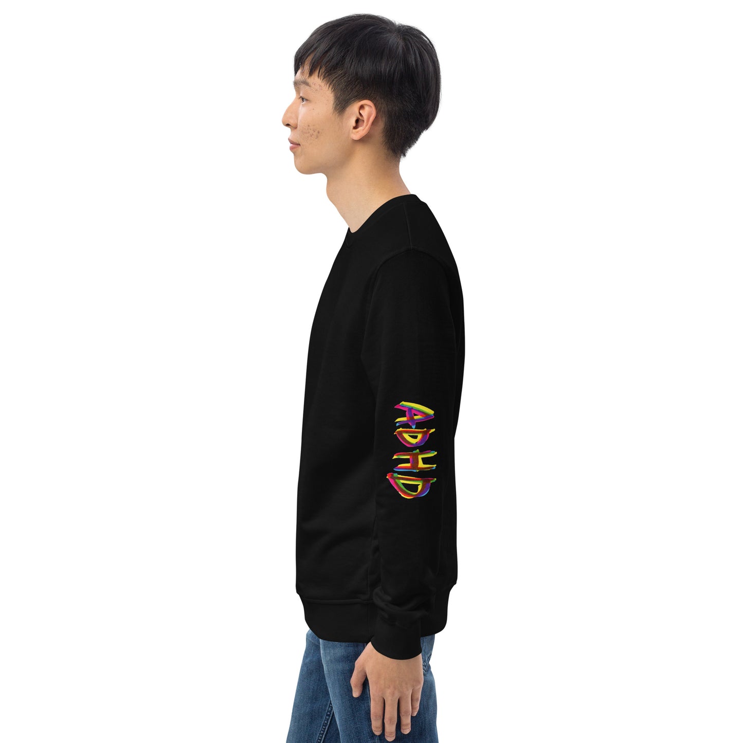 Unisex organic sweatshirt - ADHD Sleeve