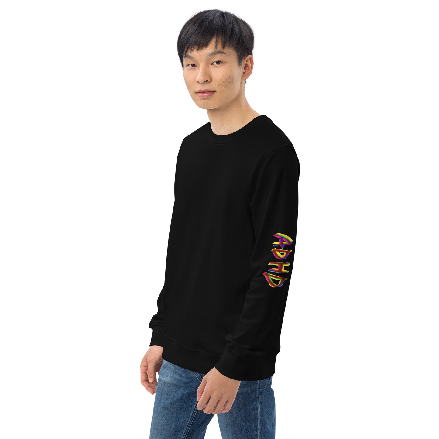 Unisex organic sweatshirt - ADHD Sleeve