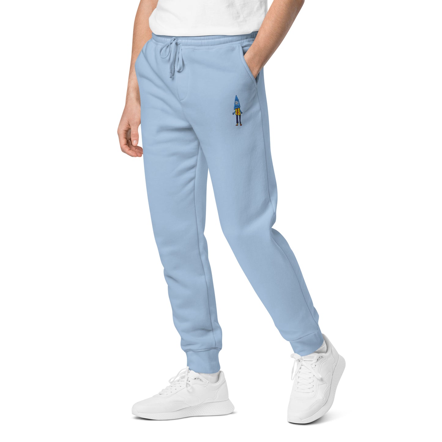 Unisex pigment-dyed sweatpants - Office Ghost Embroidery