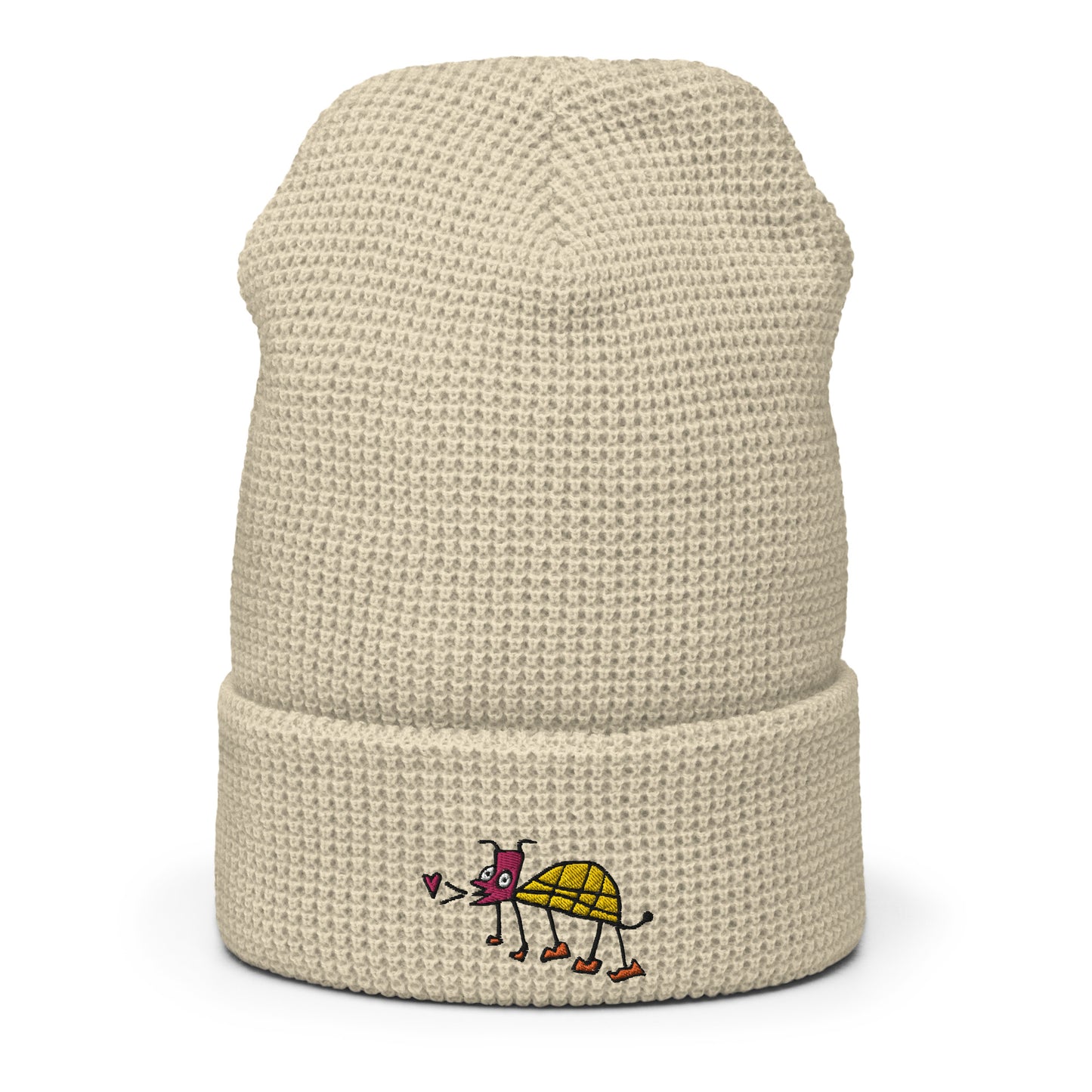 Waffle beanie - Love turtle