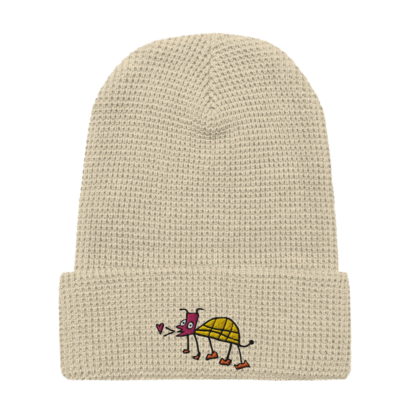 Waffle beanie - Love turtle