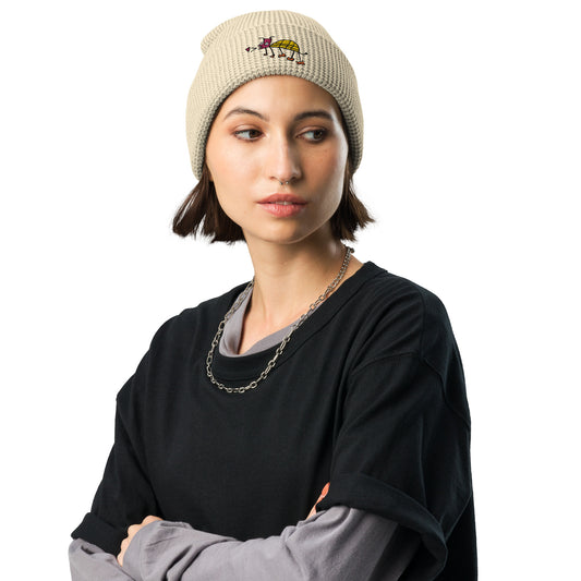 Waffle beanie - Love turtle