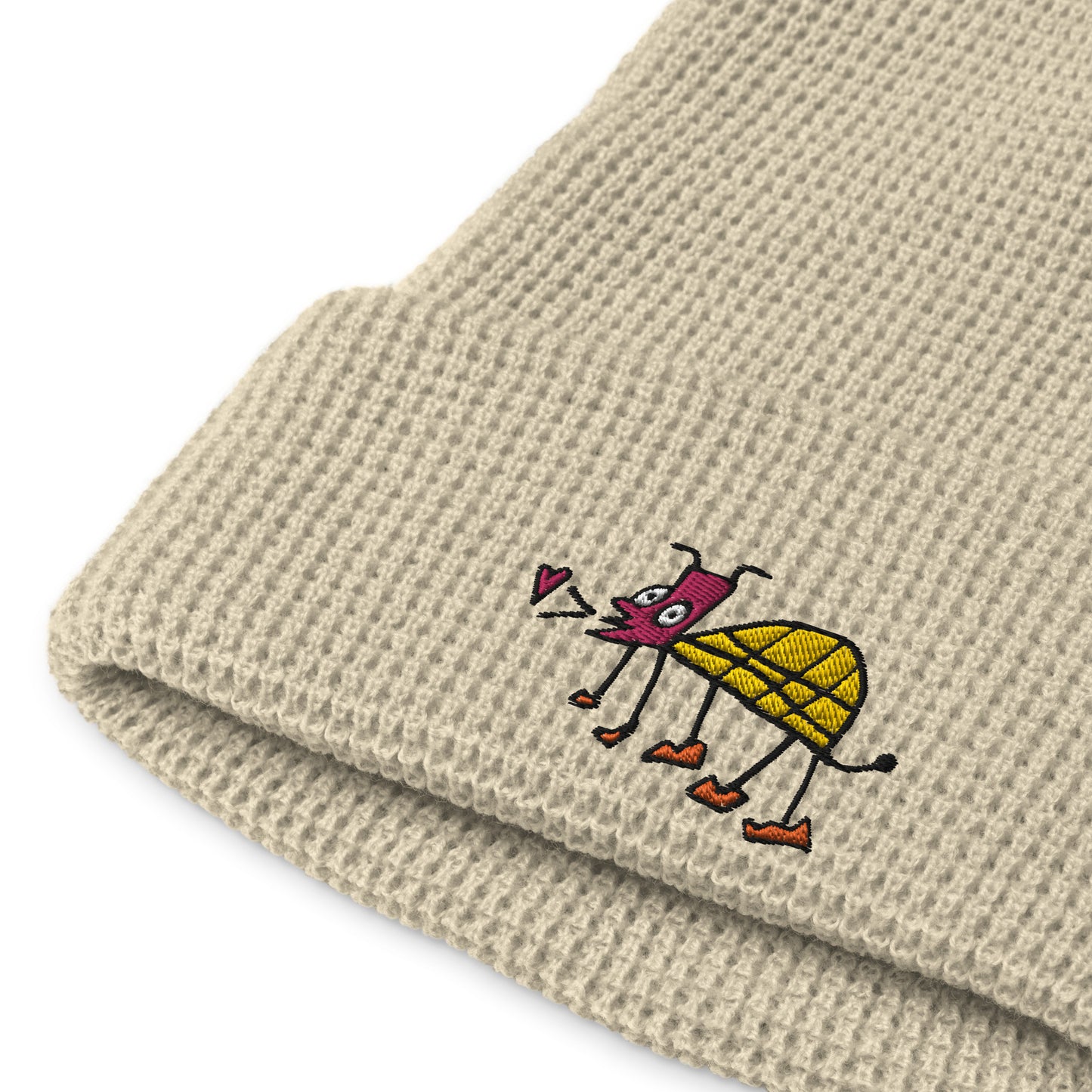 Waffle beanie - Love turtle