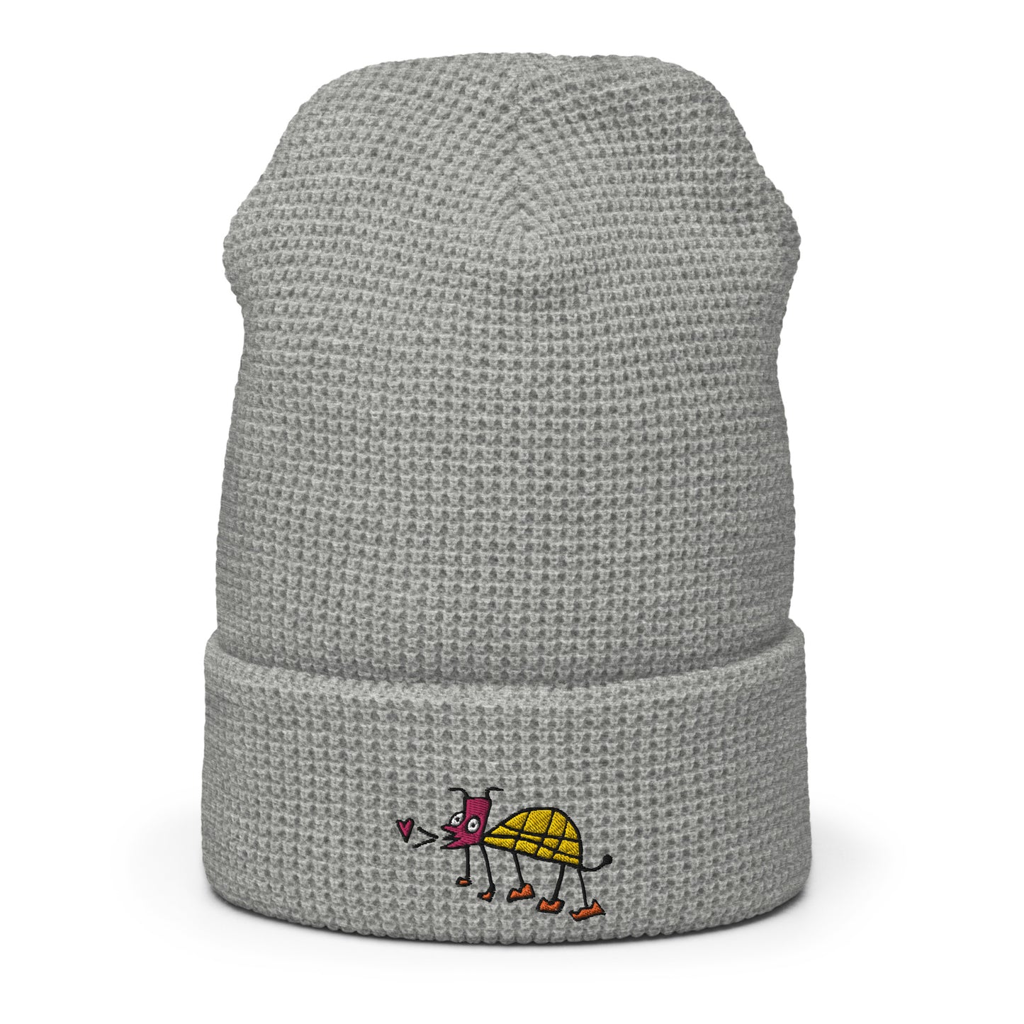 Waffle beanie - Love turtle