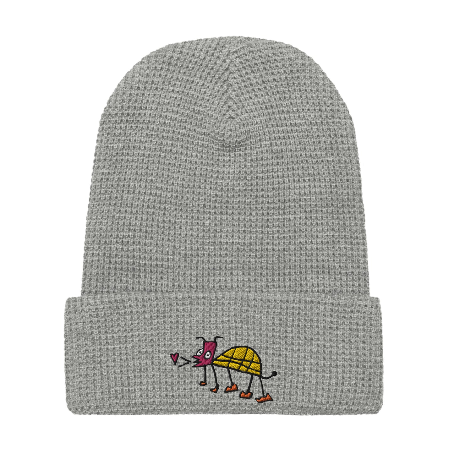 Waffle beanie - Love turtle